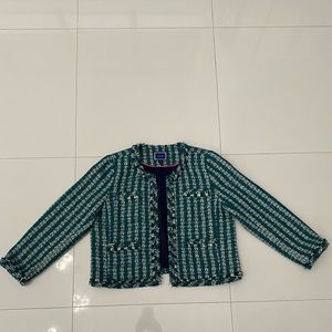 Lady jacket in emerald tweed (Part of a Set) Item AR430